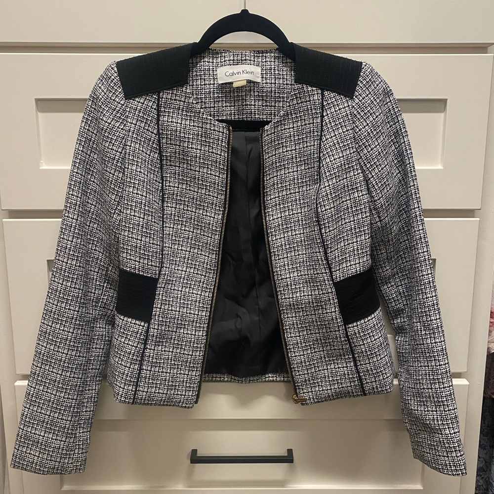 Calvin Klein Black & White Blazer